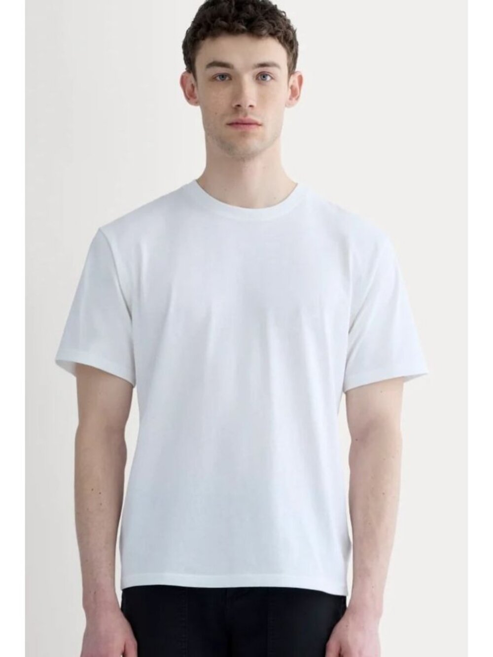 Everlane The Premium Weight Crew Uniform White Tee Size XS NWT